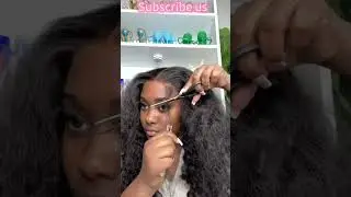 👌🏾Beginner Friendly Closure Wig Install Quickly! 5x5 HD Lace + Curly Human Hair #ELFINHAIR Review