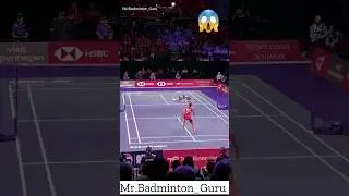 Carolina Marine vs Akane Y 🔥🏸😱 #shorts #badminton #trending #carolinamarin #spain #fyp #attitude