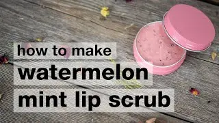 How to Make DIY Watermelon Mint Lip Scrub