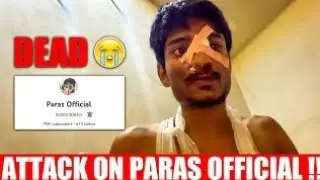 Daku Villain Yt Deleted Video || Paras Offical Attack || Villain Daku Video Deleted || #justiceparas