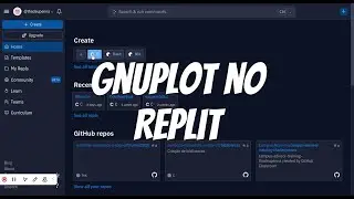 Gnuplot no Replit, em 2022