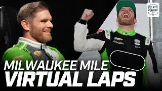 Conor Daly Rips Virtual Hot Laps at Milwaukee Mile | INDYCAR