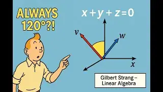 Ch1S2P31 | Dot Product Puzzle &ndash; Why This Ratio Is Always -1/2