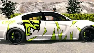 requested design chop hellcat logo on charger in Car Parking Multiplayer logo tutorial.