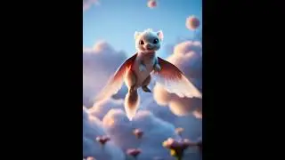 Cute creature, majestic wings Griffin's aerial adventure #GriffinLove #BabyGriffin #shorts