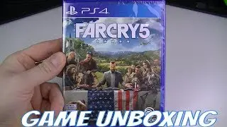 PS4 FARCRY 5 GAME UNBOXING