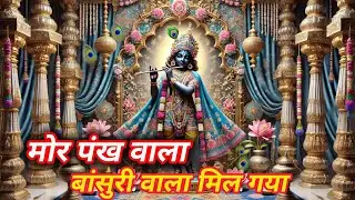 मोर पंख वाला बांसुरी वाला मिल गया ~ || Shri Krishna Bhajan || KSNA70 ||