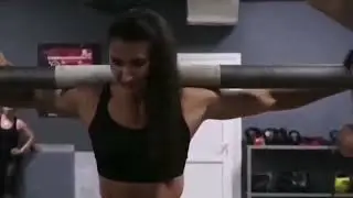 Strong Girl Lift Carry 2 Guys
