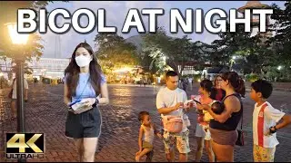 Bicol At Night | Walking Iriga City Cam Sur Philippines [4K]