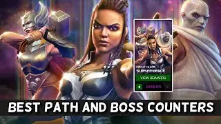 July Cavalier Difficulty Guide | Best Path and Boss Counters | Marvel Contest of Champions