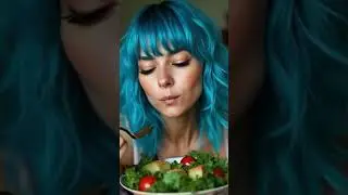 🥗 #fypシ゚ #shortvideo #fastfood #bigsalad #caesarsalad #eating #vegito