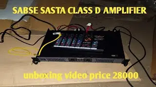 AHUJA XDA 3002 CLASS D POWER AMPLIFIER DAMPING 1000 ROUGH AND TOUCH AMPLIFIER #dj #ahujabrandd