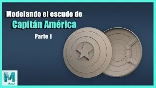 Autodesk Maya - Modelando Escudo Capitan America Parte1