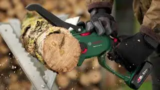 Аккумуляторная садовая пила Bosch EasyChain 18V-15-7