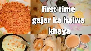 Pahli bar life mein gajar ka halva khaya😋||Tabita John Vlogs🌷🩷