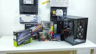 Montei um PC com RTX 5050 + Ryzen 5 5500 (Teste em jogos)