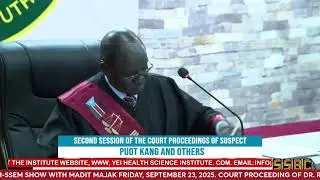 DAY 2: COURT PROCEEDING OF DR. RIEK MACHAR