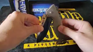 Unboxing Cold Steel AD-10 LTD ED Demko Tri-ad lock Titanium 3V