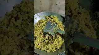 Jaggery coffee and poha breakfast