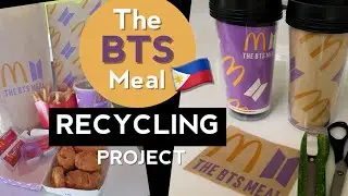 PRESERVE The BTS MEAL limited edition packaging from McDonald's - Recycling / Upcycling - PART 1/2