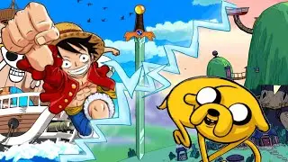 MONKEY D. LUFFY vs. JAKE THE DOG| (One Piece X Adventure Time)| MEDIA SMACKDOWN Ep. 2
