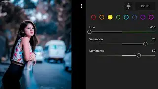 Blue and brown effect Lightroom photo editing//preset download free//
