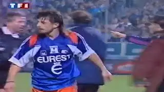 Jacek Ziober gol Marseille - Montpellier 1-1 Division 1 07.11.1992