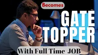 Becomes GATE XE Topper with full time JOB | Material Science XE-C & Polymer Science XE-F | GATE 2024