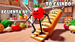 O PÃO Virou PONTE Para o TOMATE CEREJA Roblox Secret Staycation