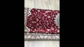 Folding Handmade turquoise traditional silk rug pattern oriental area silk rug for home decor