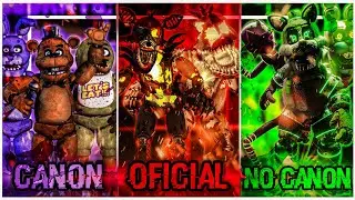 ¿QUÉ ES CANÓNICO EN FNAF? DIFERENCIA ENTRE CANON | OFICIAL | NO OFICIAL