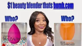 $1 DOLLAR BEAUTY SPONGE/ BEST BEAUTY BLENDER EVER/ #SHOPMISSA PAW PAW BLENDER