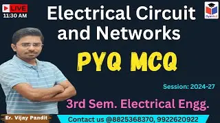 PYQ MCQ | Electrical Ckt & Network | 3rd Sem. Electrical Engg. | SBTE Bihar
