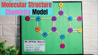 Molecular Structure Of Elements and Compounds Model | Caffeine molecule| Exhibition model for school