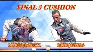 Final: MARCO JANETTI VS DISK JASPER - 3 Cushion Billiards 당구