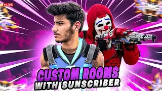 Custom Rooms & CS Rank Push💀 Free Fire 4 vs 4  Custom Room 👽 #nonstopgaming #freefire