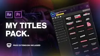 555+ Titles and Lower Thirds Pack for After Effects and Premiere Pro