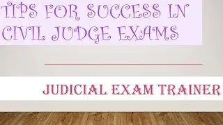 Tamil - Tips for success in civil judge exam & Eligibility -  Become a topper in judiciary exams