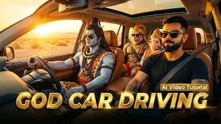 God Car Driving AI Video Kaise Banaye 😱 | Trending God Car AI Video Full Step-by-Step Tutorial