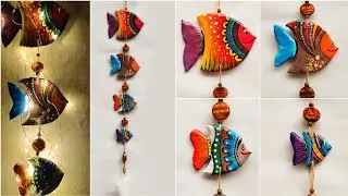 Multicolour Fish Decorative Wall Hanging | Wall Decor | Home Decor