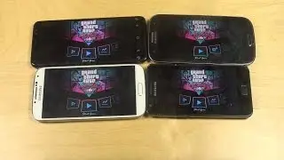 GTA Vice City Samsung Galaxy S8 vs. S4 vs. S3 vs. S2 Gameplay Review!
