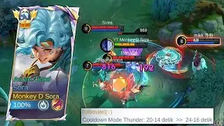 Ulti thunder Sora di nerf‼️seriusan cuma cooldown aja yg di nerf bukan damage⁉️