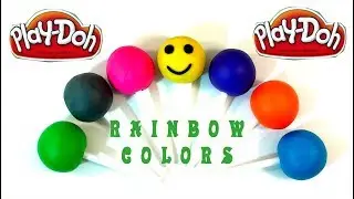 Изучаем цвета Радуги Чупа Чупсы из пластилина Плей До. Learn colors Rainbow colors