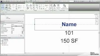 Building a room tag with separate labels - Custom Families and Parameters in Revit 2016