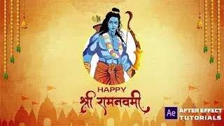 Ram Navami Social Media Post | after effects tutorials | Ram Navami  motion graphics