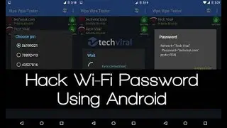How To Hack WiFi Password Using Android Phone