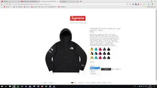 Supreme/ TNF Arc Logo Parka Cop