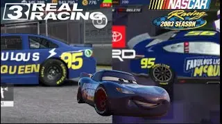 Fabulous Lightning McQueen | Real Racing 3 VS NR2003 // Comparison
