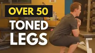 15 Minute Dumbbell Leg Workout At Home For Beginners Over 50