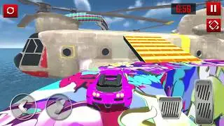 Mega Ramp Car Stunts Racing : Impossible Tracks 3D . Mega Ramp Car Racing #5. Android IOS Gameplay .